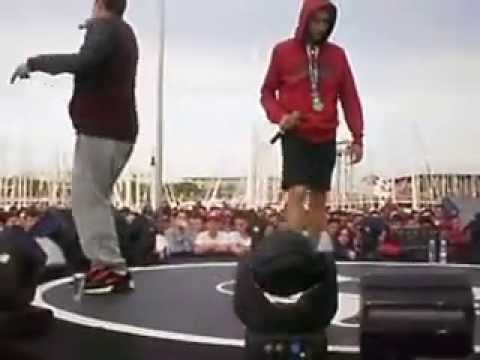 Charlee vs Faidaoudi/Barcelona/Octavos/Batalla de los gallos 2014