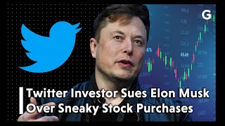 Twitter Investor Sues Elon Musk Over Sneaky Stock Purchases