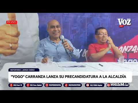 #envivo |🔴"YOGO" CARRANZA LANZA SU PRECANDIDATURA A LA ALCALDÍA DE CARMEN DE LA LEGUA‼️ (23/02/2026)