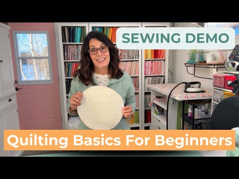 Quilting basics for beginners- using your home sewing machine