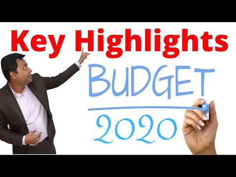 Budget 2020 | Union Budget 2020 Key Highlights | Income Tax Slab FY 2020-21