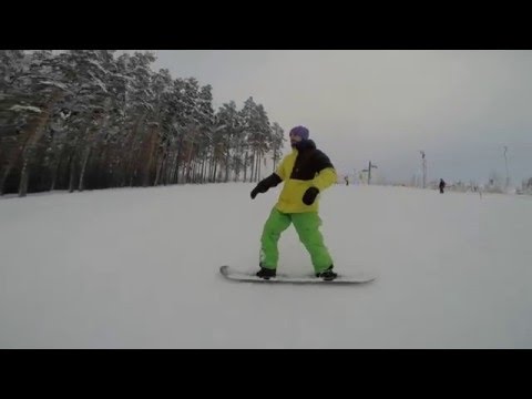 Повороты на сноуборде для новичков