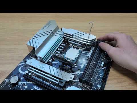 Installation of Intel i9-13900K on an ASUS PRIME Z790-P Motherboard