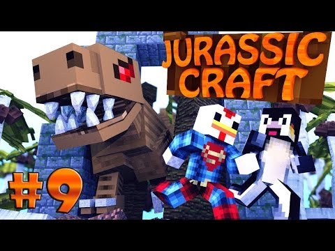 Minecraft | Jurassic Craft - Dinosaurs Ep 9 "TRAIN STATION!"