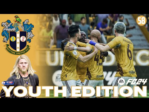 CANADIAN VIKING COURAGE! | EA FC 24 CAREER MODE - YOUTH ACADEMY | SUTTON UNITED | EP58