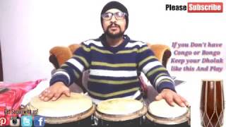 How To Play Bongo, Congo & Djembe |Important For Dholak Player|Beginner conga Lesson