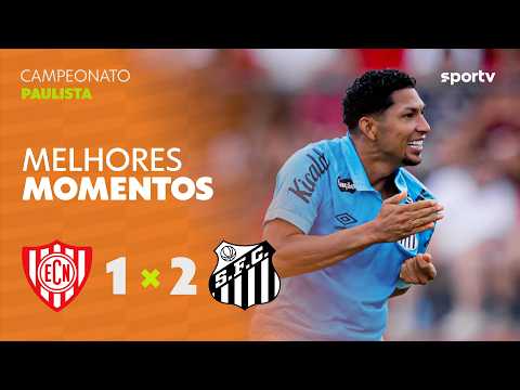 NOROESTE 1 X 2 SANTOS | MELHORES MOMENTOS | 7ª RODADA | CAMPEONATO PAULISTA | ge.globo
