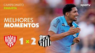 NOROESTE 1 X 2 SANTOS | MELHORES MOMENTOS | 7ª RODADA | CAMPEONATO PAULISTA | ge.globo