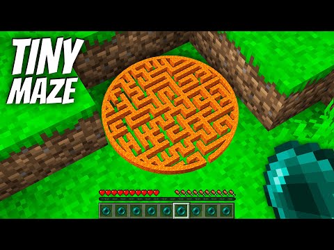 Unbelievable! Discover Lava Tiny Maze in Minecraft! What's Inside?