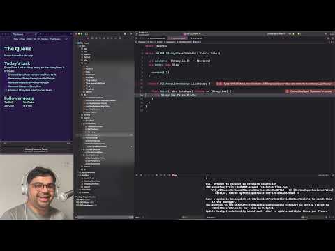 SwiftUI todo app 💜 Chill coding stream 💜 S3E9, part 2! thumbnail