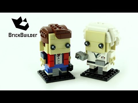 Vidéo LEGO BrickHeadz 41611 : Marty McFly & Doc Brown (Retour vers le Futur)