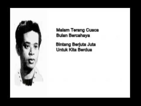 R Azmi .... Cahaya Bulan Di Air Tenang (  With Lyrics ).
