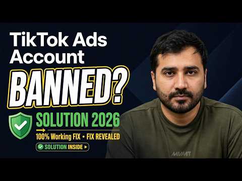 TikTok Ads Account Banned in Pakistan?100% Working Solution 2026 | How to create tik tok ads account