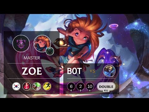 Zoe Bot vs Ezreal - KR Master Patch 9.19