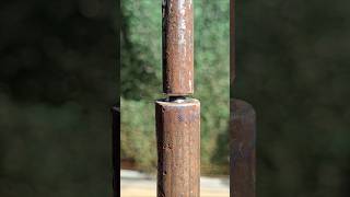 welding technique of large to small round concrete steel joints