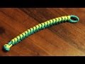 How To Make A Paracord Snake Knot Survival Bracelet Without A Buckle