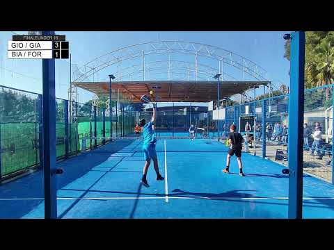 Padel Finale Under 16 Regionale - Forneris T Biancofiore D vs Giovannini P Giammusso F
