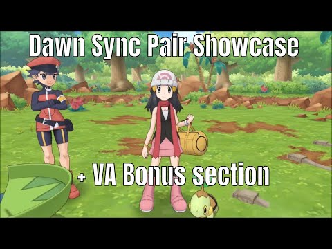 Pokemon Masters - Dawn Hikari ヒカリ Sync Pair Showcase Sync Story (Japanese VA) + Bonus Comparison