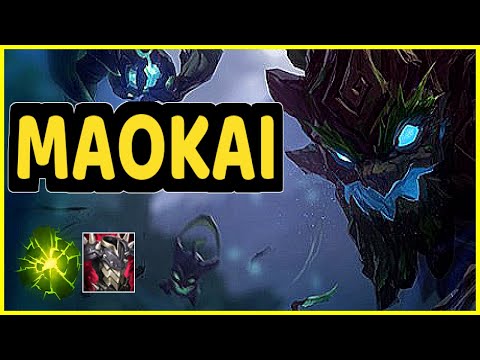 MAOKAI VS LEONA SUPPORT GAMEPLAY