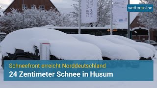Schneefront erreicht Norddeutschland