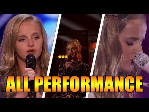 Evie Clair America's Got Talent 2017 ALL Performances｜GTF