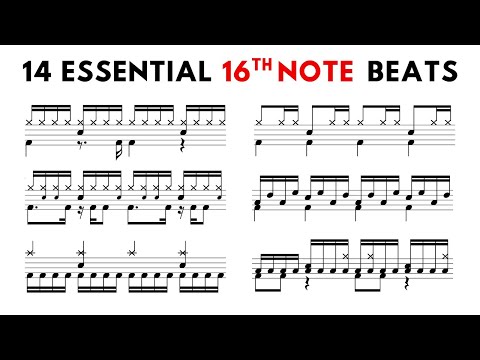 14 essential 16th-note beats for every drummer 🥁
