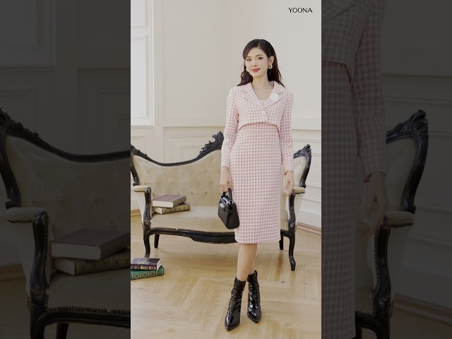 ND27B455- Sét bộ dạ tweed