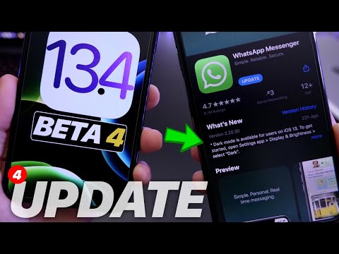 iOS 13.4 beta 4 Good News & Whatsapp DarkMode Released