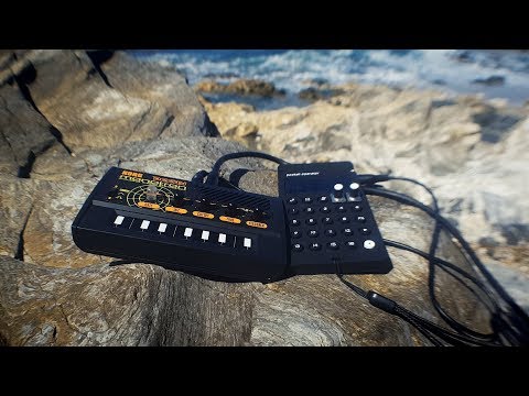 PO-32 Tonic + Monotron Delay - recorded at Nun cove, Newquay
