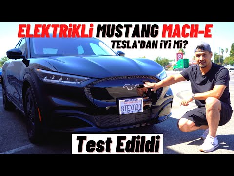 Elektrikli Mustang Mach E Tanıtım, inceleme ve Test Sürüşü