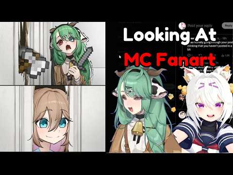 Filian und Crelly besprechen MC-Fanart und Memes
