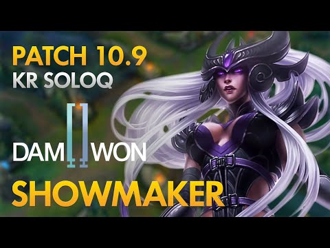 Damwon Gaming ShowMaker - Mid Lane: Syndra vs LeBlanc - KDA 25/8/10