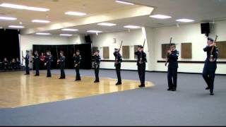preview picture of video '831 Black Knights RCACS Rifle Drill Team 2013'