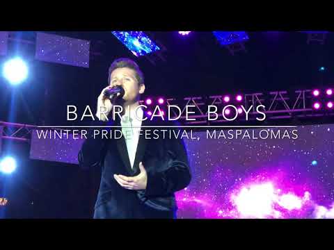 The Barricade Boys at Winter Pride 2019, Maspalomas