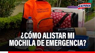 🔴🔵 Simulacro Multipeligro 2026: ¿Cómo alistar mi mochila de emergencia?