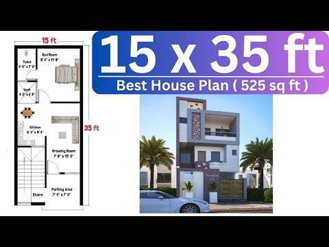15x30 House Plan 15 x 30 Ghar Ka Naksha Small House Plans Design 450 sq ft house Plans