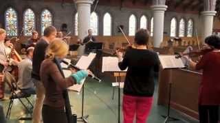 Victoria Baroque in rehearsal 2013