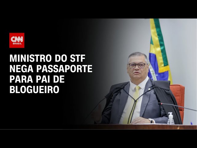 Pai de Paulo Figueiredo tem passaporte para os EUA negado por Flávio Dino | CNN PRIME TIME