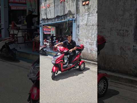 Xe điện 3 bánh đa năng Q1 Đỏ