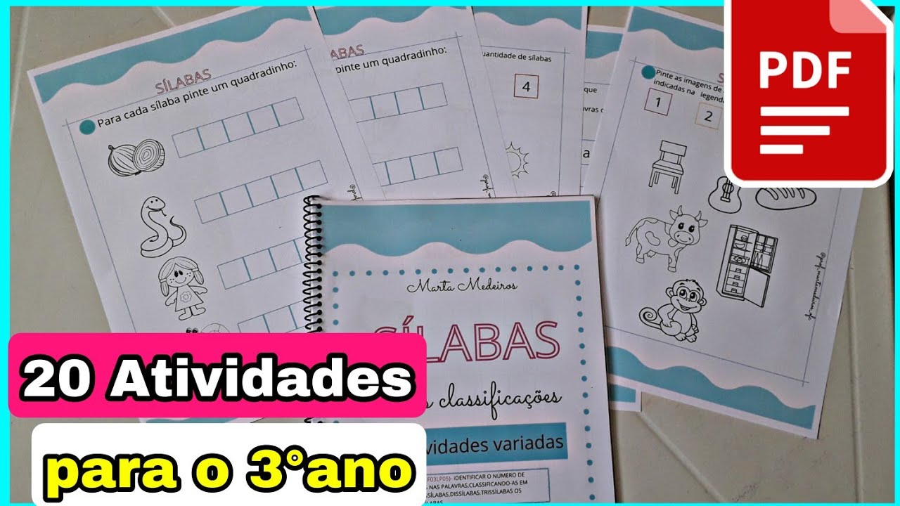 Watch Now APOSTILA de atividades para o 3º ano fundamental I -Sílabas APOSTILA de atividades para o 3º ano fundamental I -Sílabas