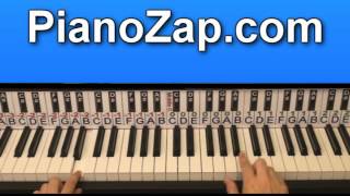 How To Play Dead man walking - The Script On Piano Tutorial