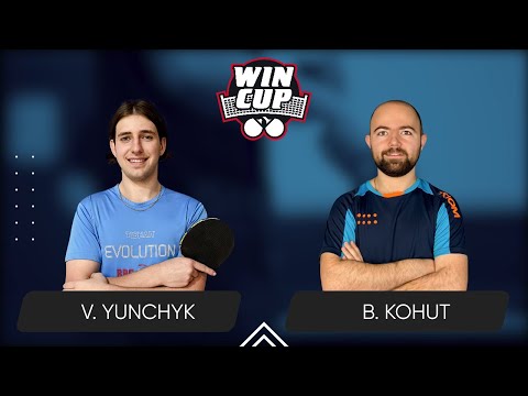 13:00 Valentyn Yunchyk - Bohdan Kohut West 3 WIN CUP 11.08.2024 | Table Tennis WINCUP