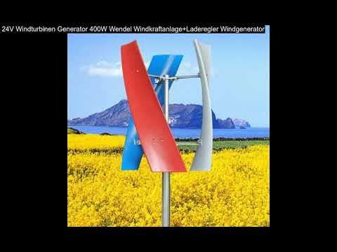 24V Windturbinen Generator 400W Wendel Windkraftanlage+Laderegler Windgenerator