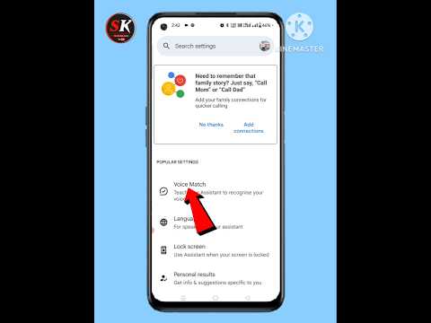 Google Assistant voice set in one plus nord ce2 lite