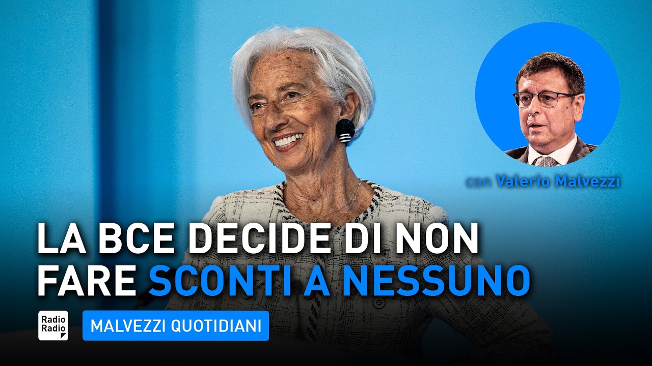 LA BCE NON FA SCONTI A NESSUNO (NEMMENO QUANDO POTREBBE) | Valerio Malvezzi