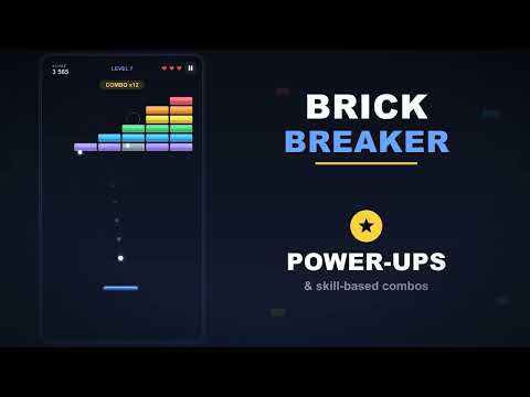 Brick Breaker: Neon Roguelike video thumbnail