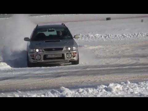 Bieniek Wiktor - Subaru Impreza - SuperOES 1 Runda  Tor Kielce 23-01-2016