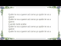 Gilberto Santa Rosa - Quién Te Va a Querer Lyrics