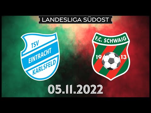 TSV Eintracht Karlsfeld vs. FC Schwaig 05.11.2022 Landesliga Südost 22/23