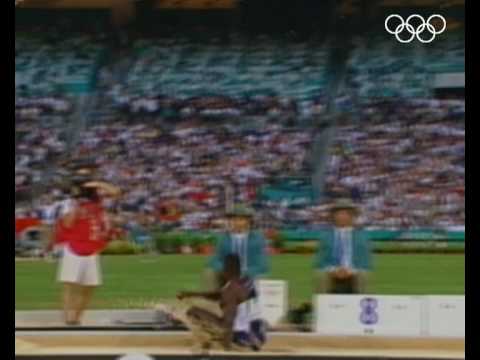 Carl Lewis Wins Dramatic Long Jump - Atlanta 1996 Olympics
